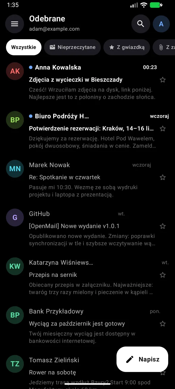 Wspólna skrzynka z wiadomościami